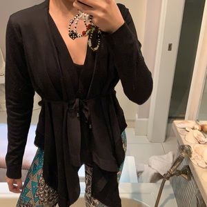 Black Zara Wrap Jacket
